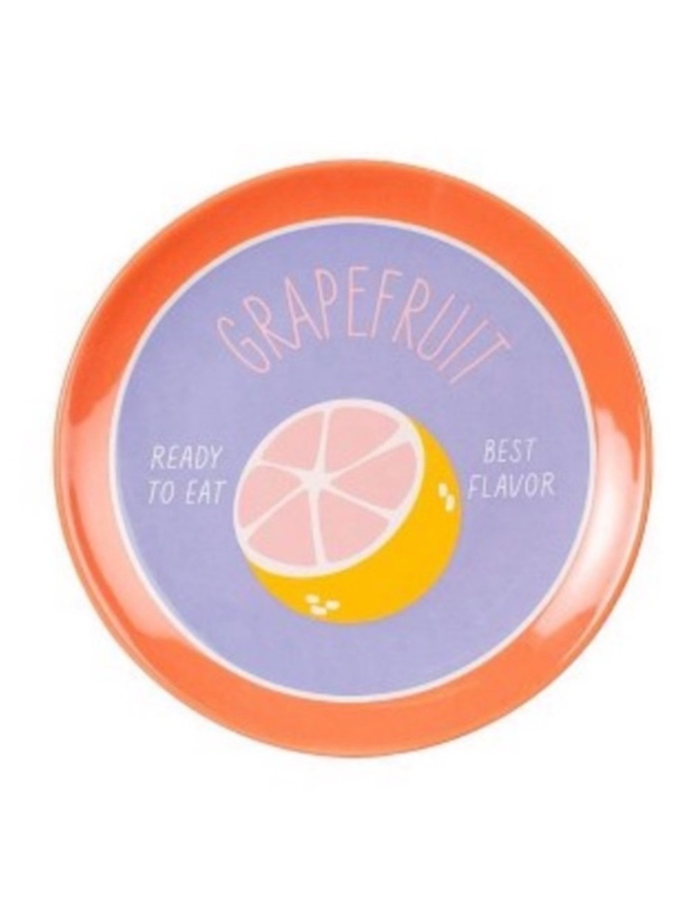 New! Grapefruit Decorative Ceramic Plate Target Bullseye Playground